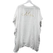 Wholesale - White Pom Pom Cover Up- Mrs. One Size C/P 24, UPC: 885114883127